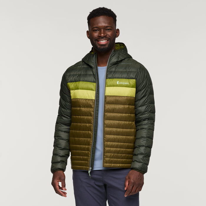 Fuego Down Hooded Jacket - Men's, Woods/Live Oak