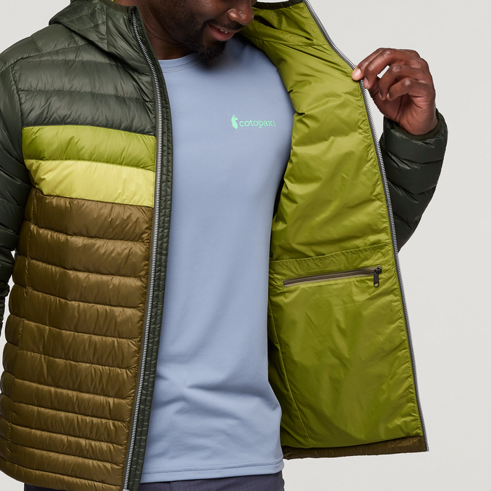 Fuego Down Hooded Jacket - Men's, Woods/Live Oak
