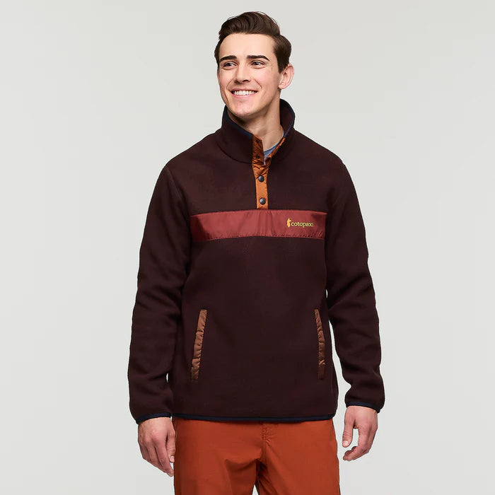 Teca Fleece Pullover - Recycled - Men's, Cowboy Coffee