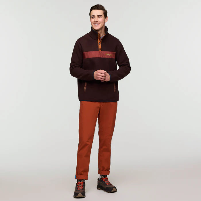 Teca Fleece Pullover - Recycled - Men's, Cowboy Coffee