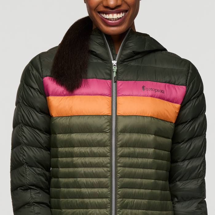 Fuego Hooded Down Jacket - Women's, Woods/Fatigue