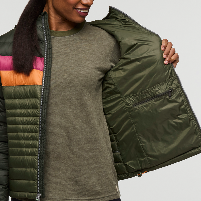 Fuego Hooded Down Jacket - Women's, Woods/Fatigue