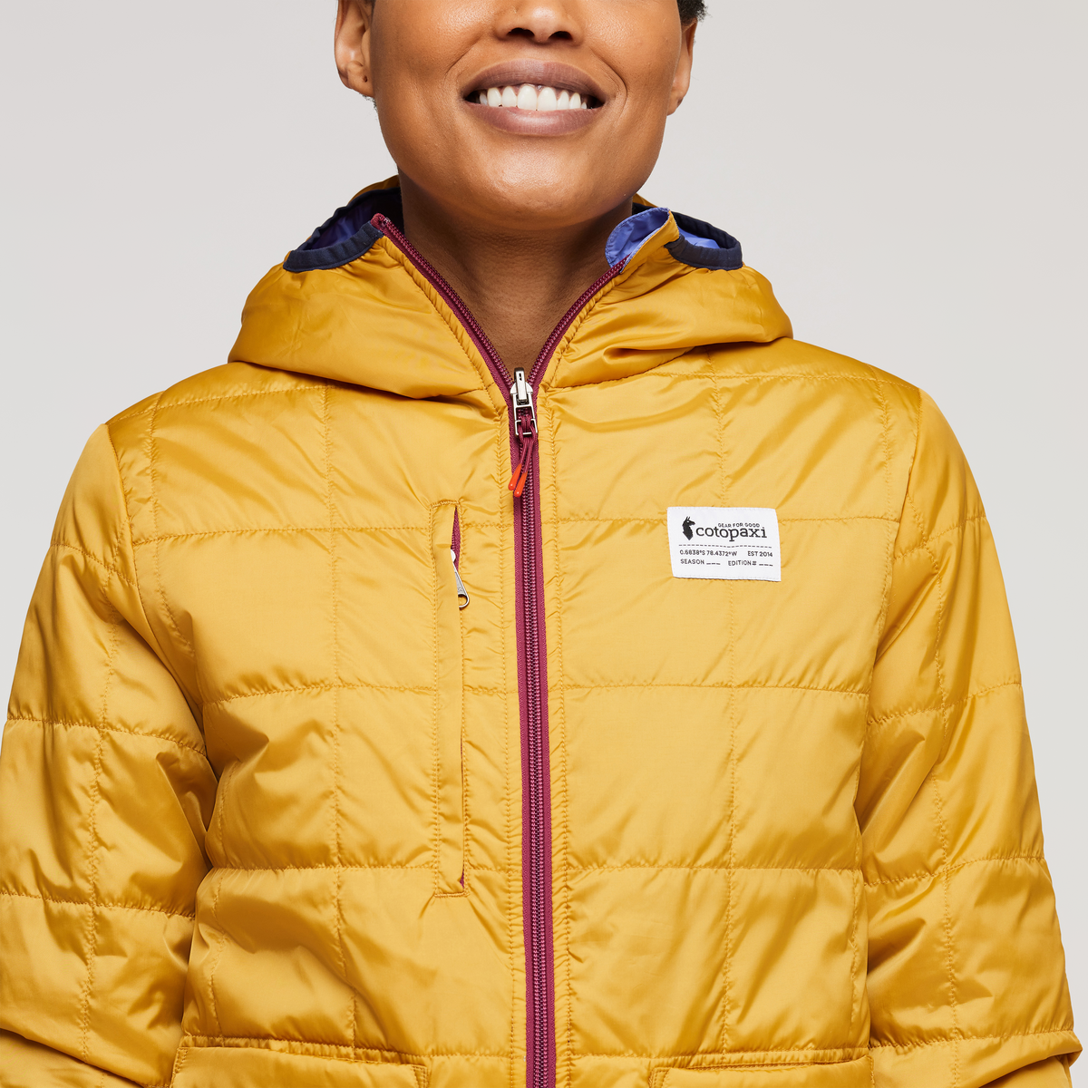 Teca Calido Hooded Reversible Jacket - Women's, Honeybee