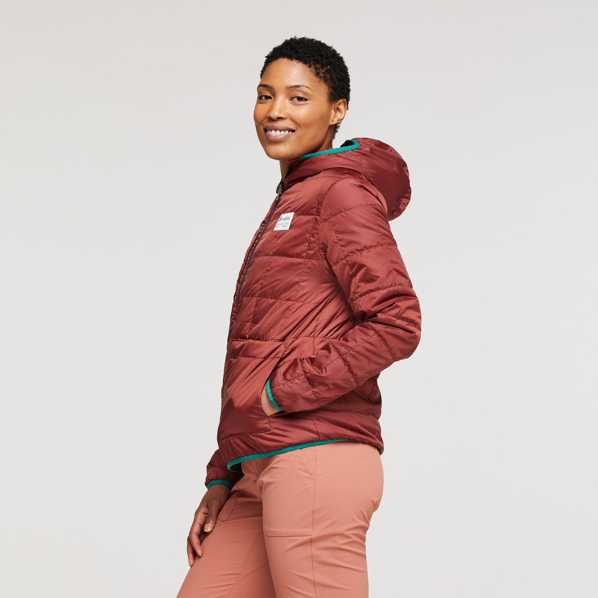 Teca Calido Hooded Reversible Jacket - Women's, Spicy Sweet