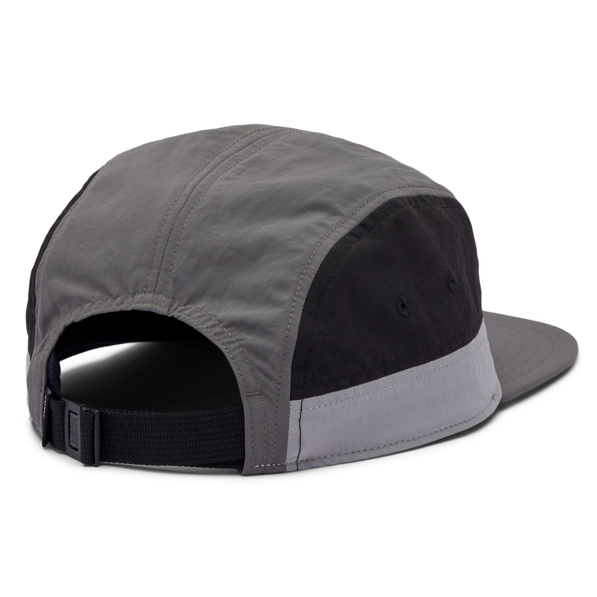 Cotopaxi Tech 5-Panel Hat, Black and Cinder