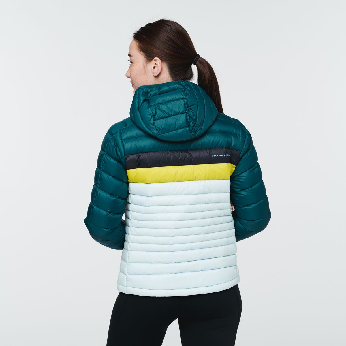 Fuego Down Hooded Jacket - Women's, Deep Ocean/Ice