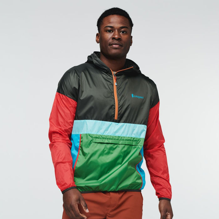 Half zip windbreaker mens best sale