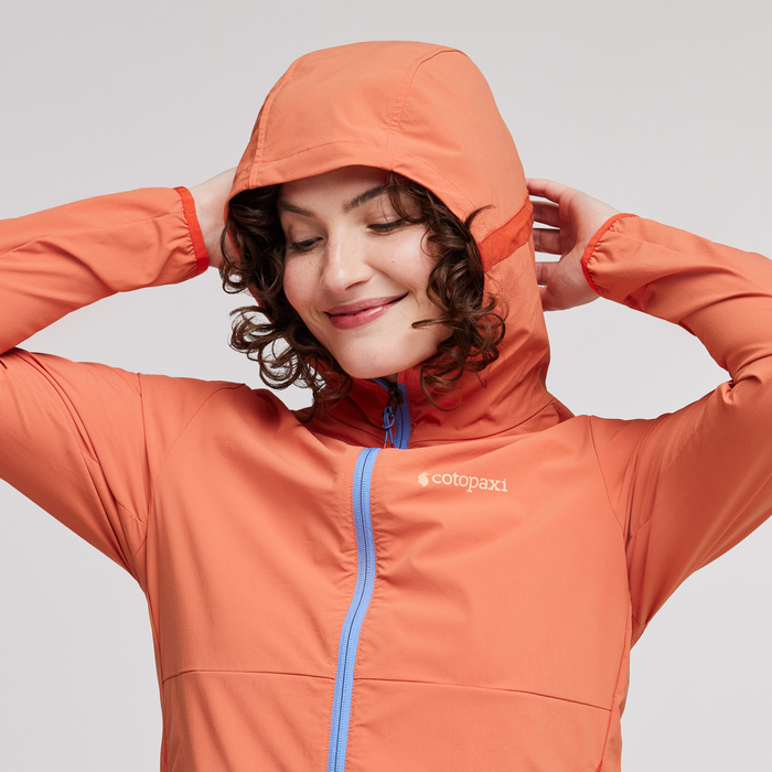 Orange windbreaker clearance womens