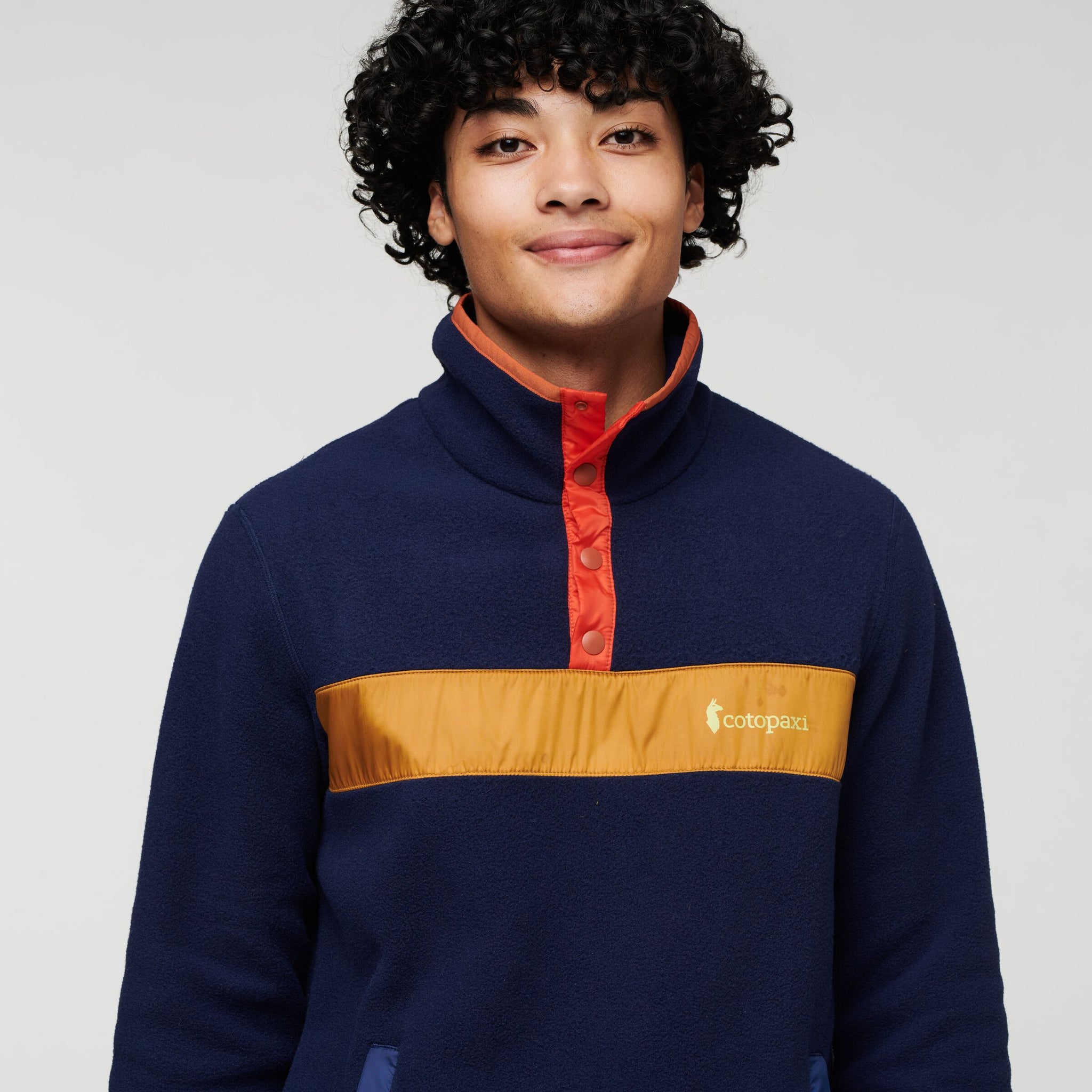 Teca Fleece Pullover - Recycled - Men's, Campfire