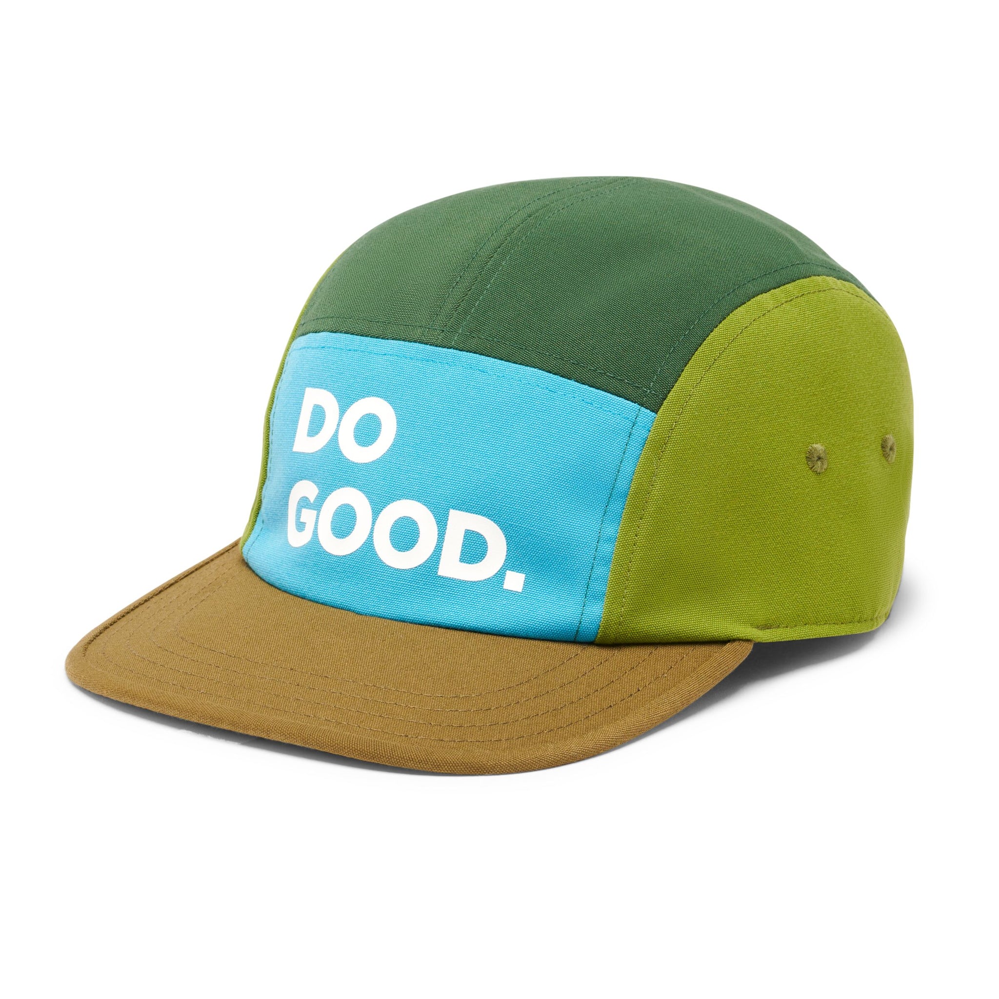 Do Good 5-Panel Hat - Unisex, Poolside/Oak